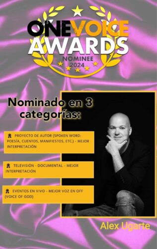 Alex Ugarte nominado a los premios One Voice Awards 2024